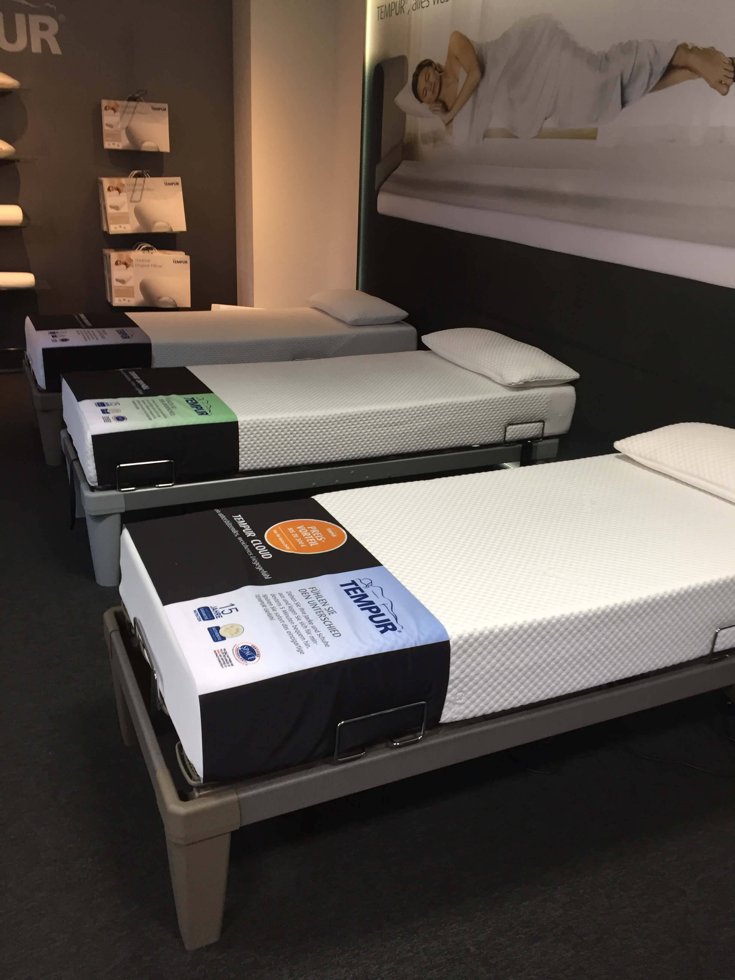 Tempur Matratzen Ausstellung